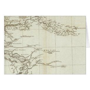 Cartão Mapa da África Ocidental