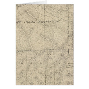 Cartão Mapa da Seção do Condado de Tulare T223S R3031E