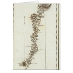 Cartão Mapa de Acapulco para a Cidade do México