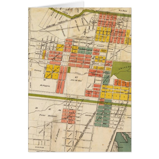 Cartão Mapa de Berkeley (Frente)