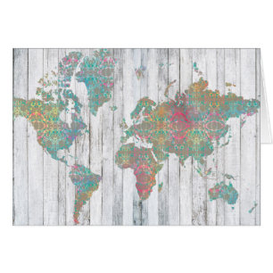 Cartão Mapa de Boho II