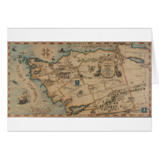 Cartão Mapa de Burleigh