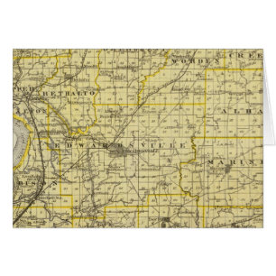 Cartão Mapa de Madison County