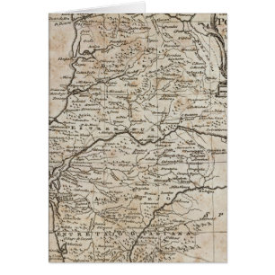 Cartão Mapa de Portugal
