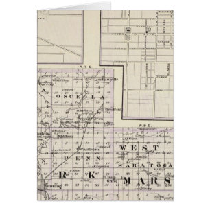 Cartão Mapa de Stark e parte oeste de Marshall
