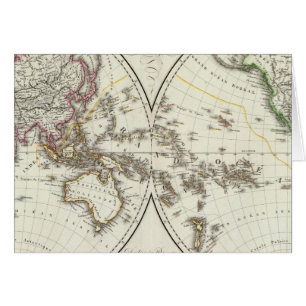 Cartão Mapa do Atlas de Paris