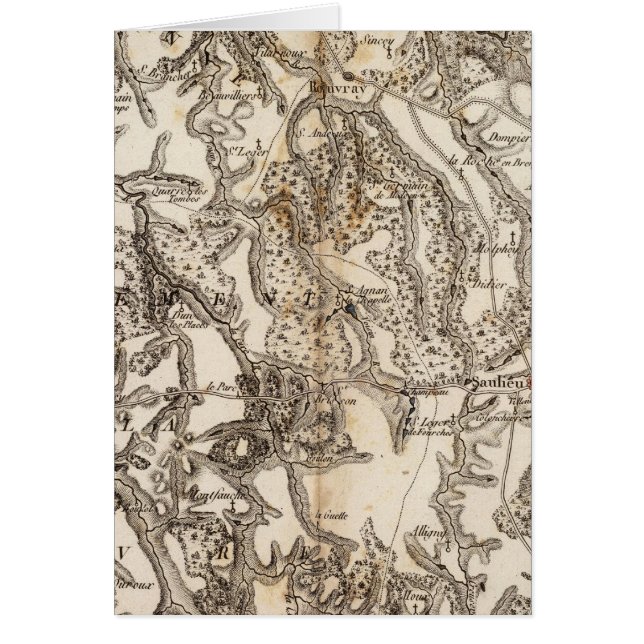 Cartão Mapa do Atlas Morvan (Frente)