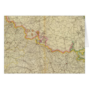 Cartão Mapa do Atlas N França