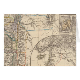 Cartão Mapa do Canadá