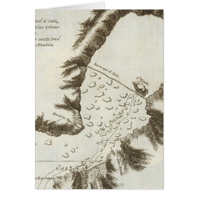 Cartão Mapa do Livro do Alasca (Frente)