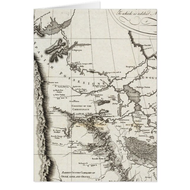Cartão Mapa do Missouri (Frente)