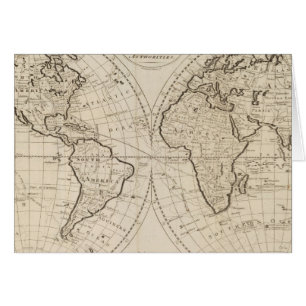 Cartão Mapa do Mundo 2