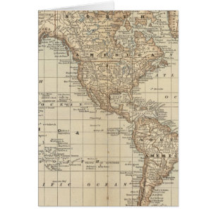 Cartão Mapa do Mundo 3