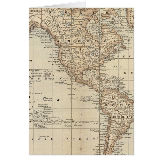 Cartão Mapa do Mundo 3 (Frente)