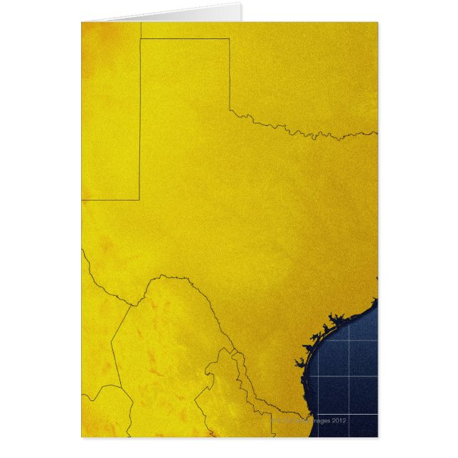 Cartão Mapa do Texas 3 (Frente)