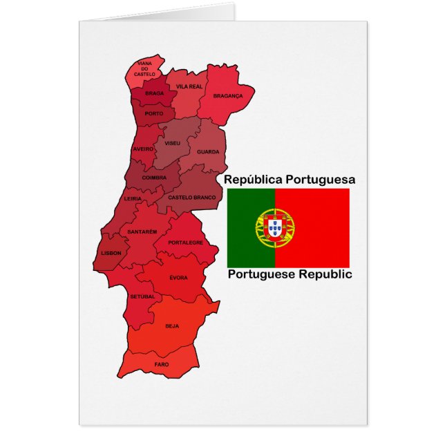Mapa em branco de Portugal: mapa geral e mapa vectorial de Portugal