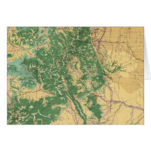 Cartão Mapa Econômico do Colorado