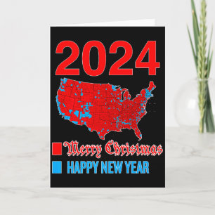 Cartão Mapa Eleitoral Preciso de 2024 Feliz Natal Feliz A