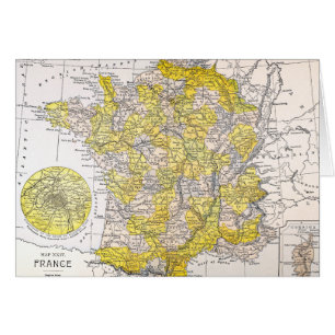 CARTÃO MAPA: FRANÇA