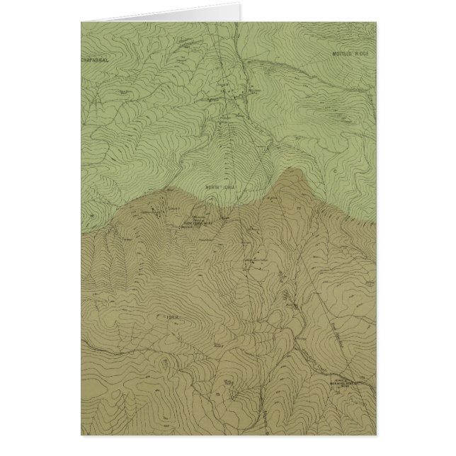 Cartão Mapa Geológico do Distrito de Nova Idria (Frente)