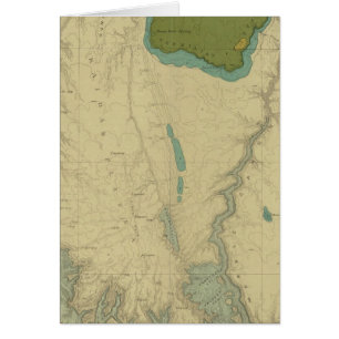 Cartão Mapa Geológico Mostrando O Kanab