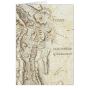 Cartão Mapa geral do Reino da Nova Espanha