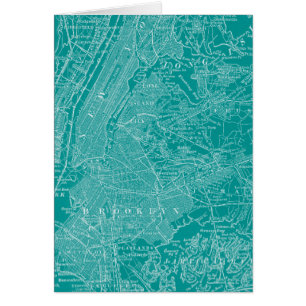 Cartão Mapa gráfico de Nova York