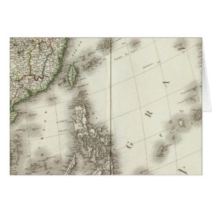 Cartão Mapa gravado na China