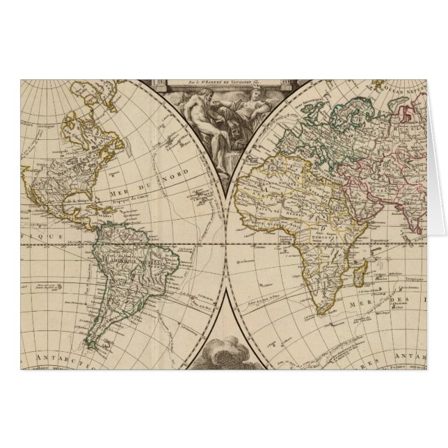 Cartão Mapa Mundial 9 (Frente Horizontal)