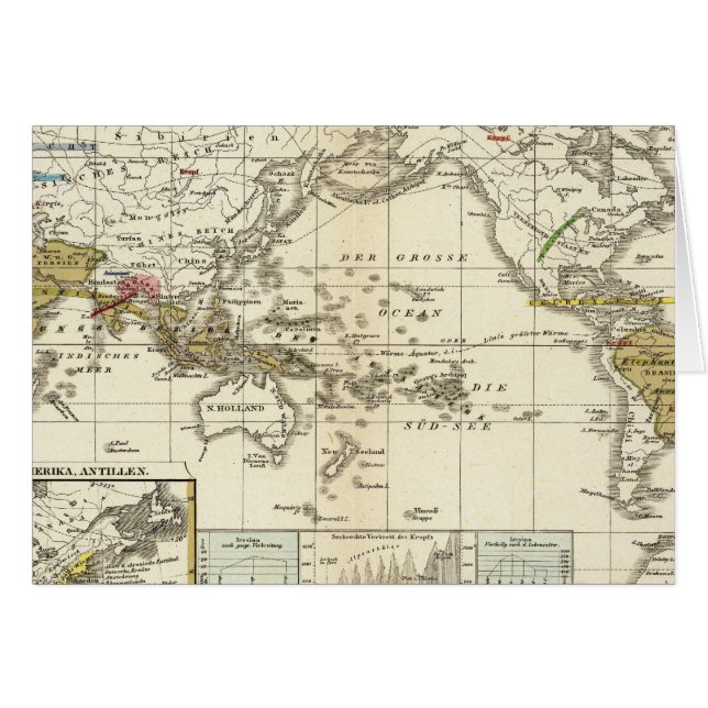 Cartão Mapa Mundial de Doenças (Frente Horizontal)