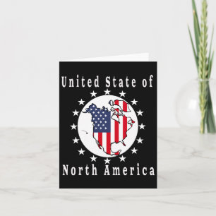 Cartão Mapa Trump Satire Estados Unidos Da América Do Nor