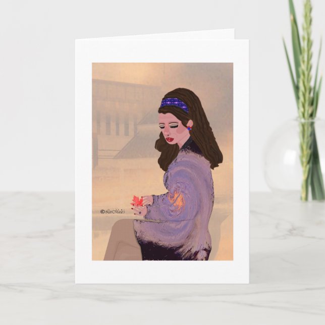 Cartão Maple LeeMarie - Design criativa (Frente)