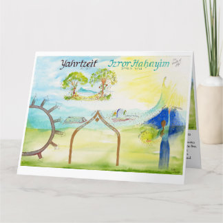 Cartão Mapping the Journey; Yahrzeit