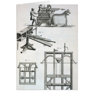Cartão Maquinaria balística romana, 'do Encyclopedie