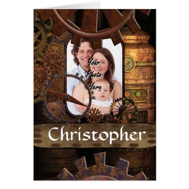 Cartão Máquinas personalizadas de galhardetes (Frente)