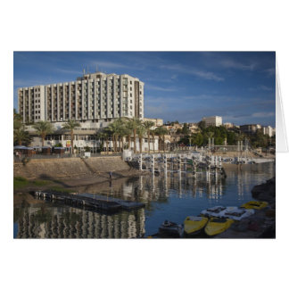 Cartão Mar da Galileia-lago Tibérias, frente de água, ama