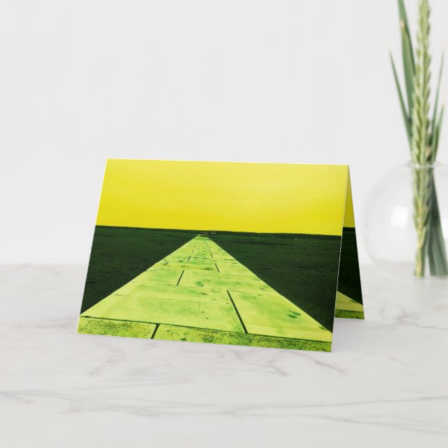 Cartão Mar de inverno (Frente)