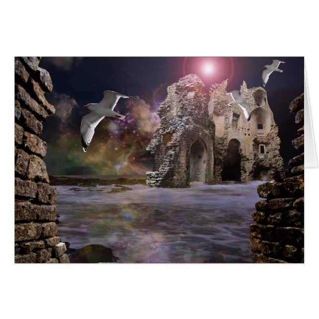 Cartão Mar dos sonhos. (Frente Horizontal)