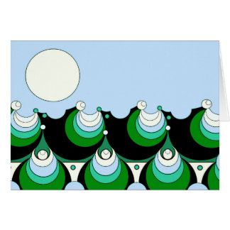Cartão Mar e lua 1