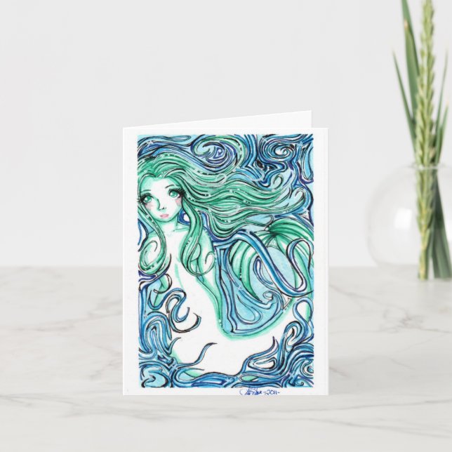 Cartão Mar Verde (Frente)