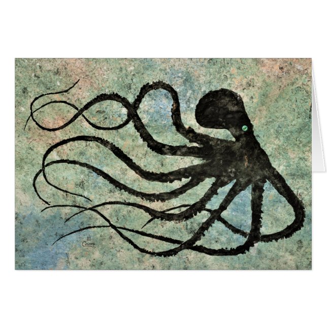 Cartão Maranda's Octopus - 7" x 5" Art Card (Frente Horizontal)