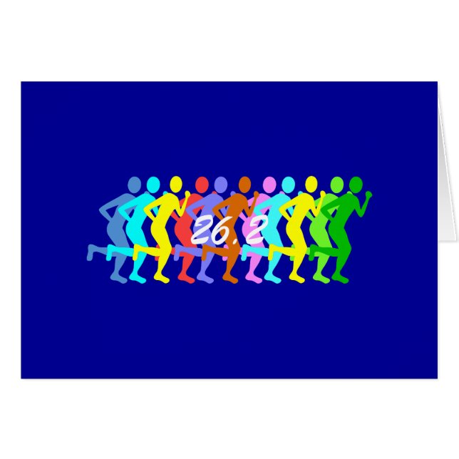 Cartão maratona 26,2 (Frente Horizontal)