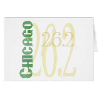 Cartão Maratona de Chicago