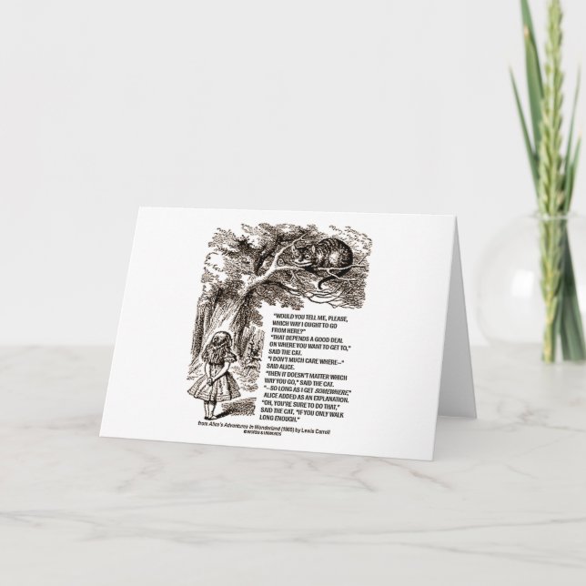 Cartão Maravilha Que Forma Eu Deveria Ir Citar (Frente)