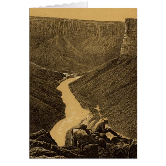 Cartão Marble Canon, Rio Colorado (Frente)