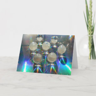 Cartão Marbles on Holograph