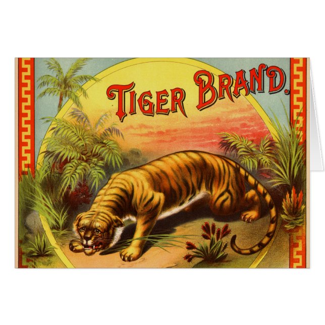 Cartão Marca Tigre 1900 (Frente Horizontal)