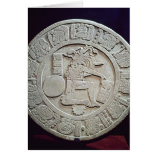 Cartão Marcador de campo de bola maia, da Chinkultic