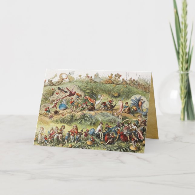 Cartão Marcha Triunfal do Rei Elfo, Fadas, Goblins (Frente)