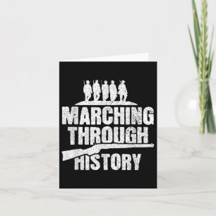 Cartão Marchando Pela História - Recriação da Guerra Civi